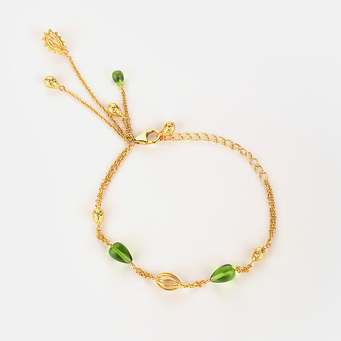 Opuntia Bloom Bracelet in Gold Plated 925 Silver
