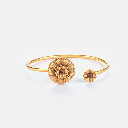 Venturianum Bloom Bracelet in Antique Gold Plated 925 Silver