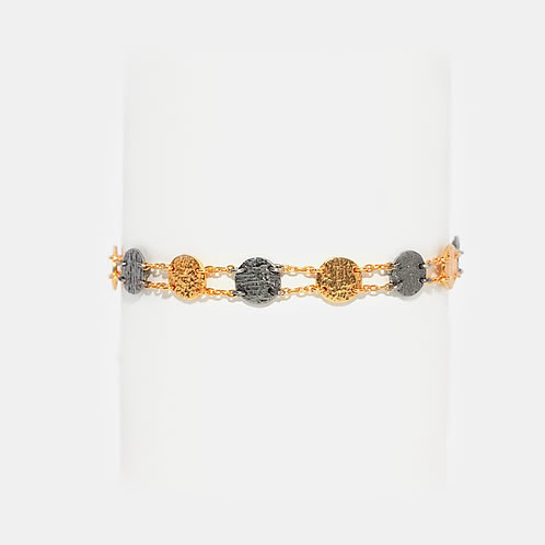 Dazzle All Day Confetti Bracelet in Dual Plated 925 Silver