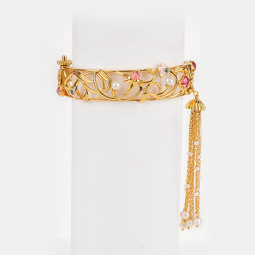 Dilliwali Galfriend Bracelet in Gold Plated 925 Silver