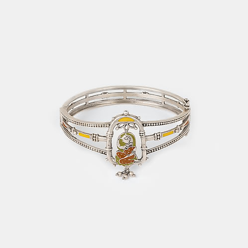 Janaki Bracelet in Oxidised 925 Silver