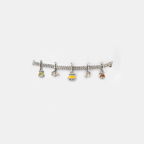 Kolshi Bracelet in Oxidised 925 Silver