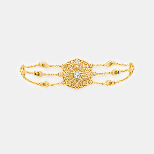 Queen of Solutions Bracelet in Gold Plated 925 Silver