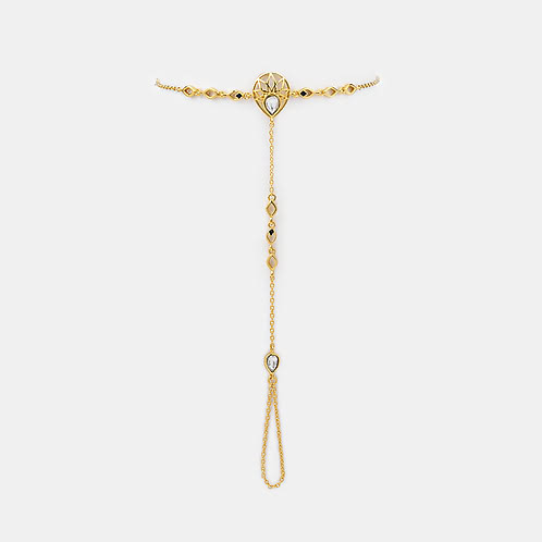 Queen of Encouragement Bracelet in Gold Plated 925 Silver