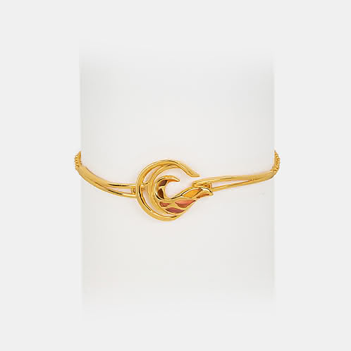 Forged by Hardships Bracelet in Gold Plated 925 Silver