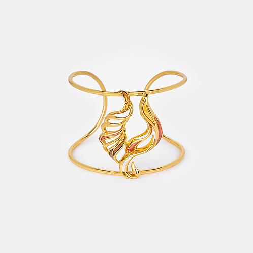 Forged by Struggles Bracelet in Gold Plated 925 Silver