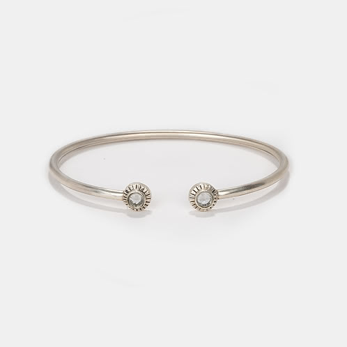 Dorothea Mill Bracelet in Oxidised 925 Silver