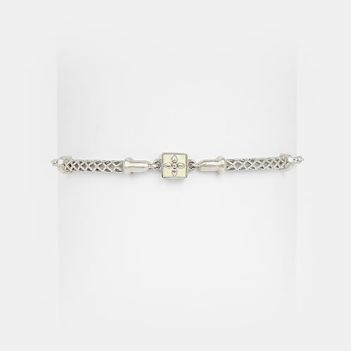 Chaupad Bracelet in Oxidised 925 Silver