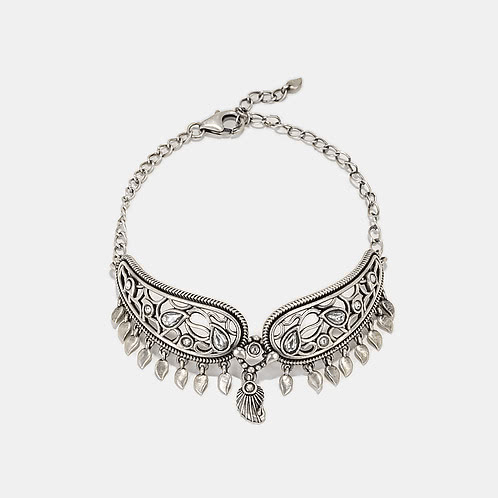 Dhoom Dhaam Bracelet in 925 Oxidised Silver