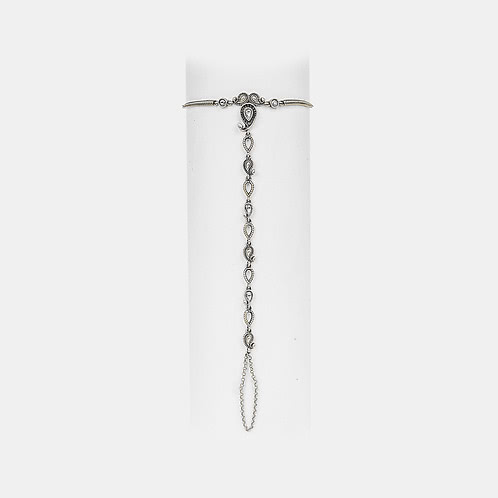 Latka Jhatka Hand Harness in 925 Oxidised Silver
