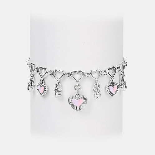 Bring in the Memories Heart Bracelet in 925 Silver