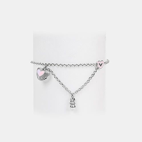 Bring in the Cheer Heart Bracelet in 925 Silver