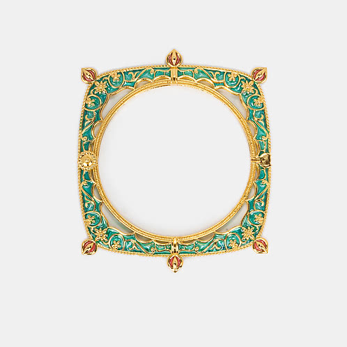 Roka Rishta Bangle in Gold Plated 925 Silver