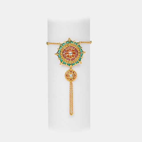Shaadi Shringar Hand Harness in Gold Plated 925 Silver