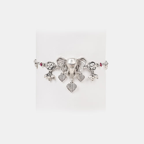 The Trail Keeper Elephant Bracelet Crafted in 925 Silver