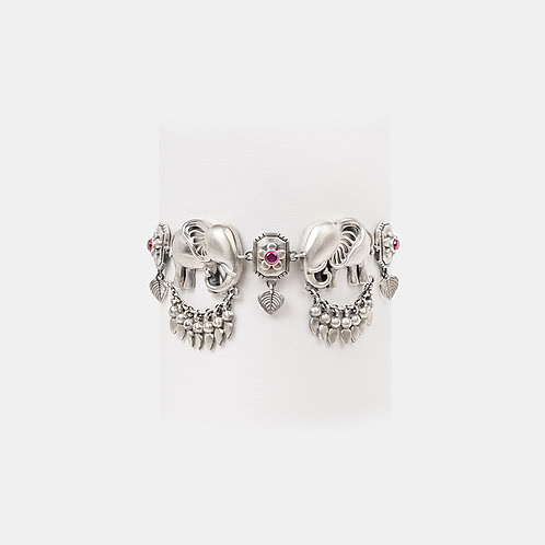 The Matriarch Elephant Bracelet Crafted in 925 Silver