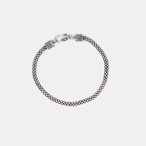 Momentum 9 Inches Men's Bracelet in 925 Silver