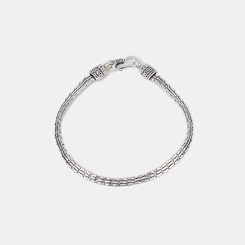 Nexus 9 Inches Men's Bracelet in 925 Silver