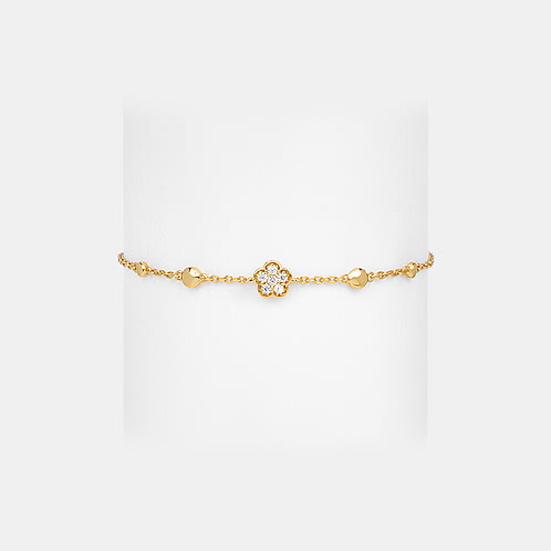 Garden of Love Bracelet in Gold Plated 925 Silver