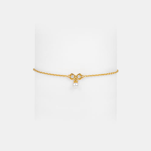 Pearls of Wisdom Bracelet in Gold Plated 925 Silver