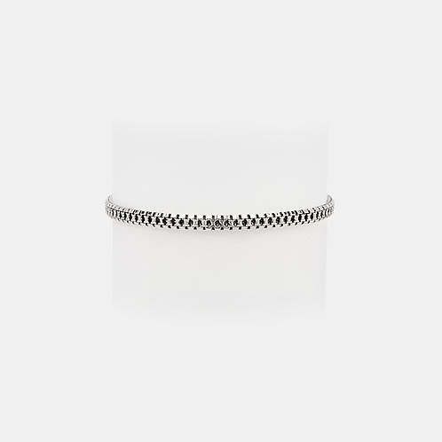 Echo 8 Inches Men's Bracelet in 925 Silver