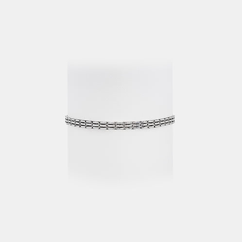 Nexus 8 Inches Men's Bracelet in 925 Silver