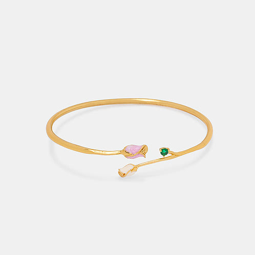 Rosa Bracelet Crafted in Gold Plated 925 Silver