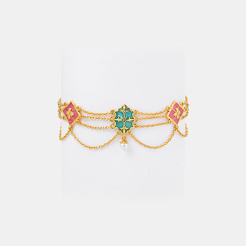 Banthan Chali Bracelet In Gold Plated 925 Silver