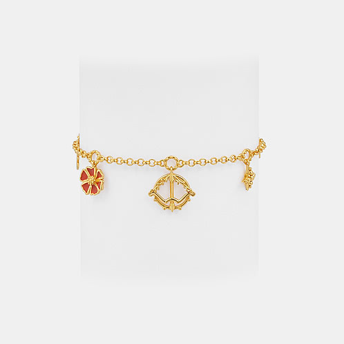Sagittarius 925 Gold Plated Silver Bracelet