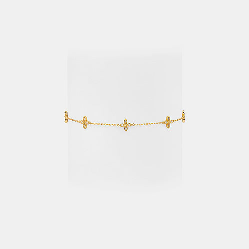 Chain Of Love Bracelet In Gold-Plated 925 Silver