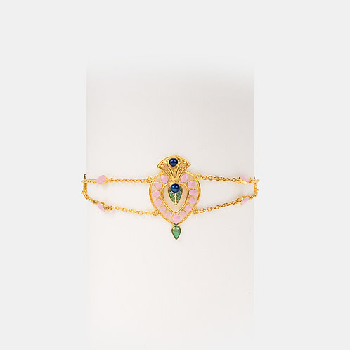 Mukut Dyuti Bracelet in Gold Plated 925 Silver