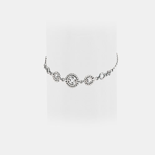 Rejuvenation Bracelet in Oxidised 925 Silver