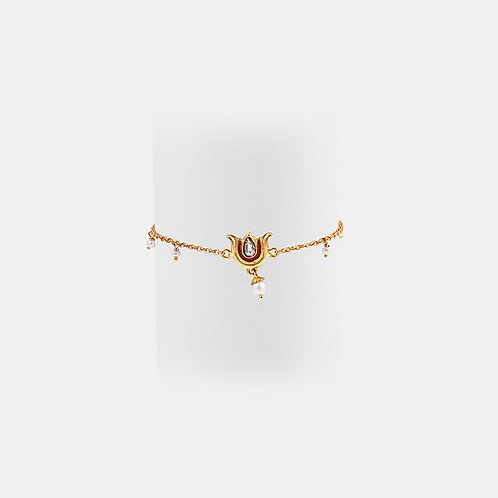Rab Ne Bana Di Jodi Bracelet In Gold Plated 925 Silver