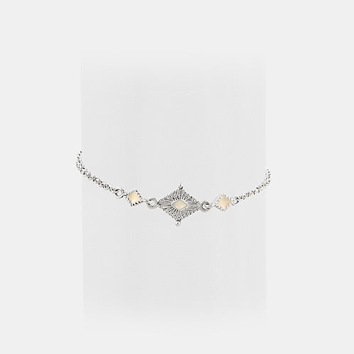Sutra Bracelet in Oxidised 925 Silver