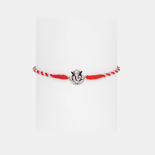 Avighna Ganesh 925 Silver Rakhi