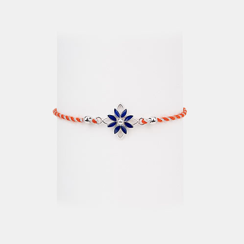 Kolam Mandala 925 Silver Rakhi