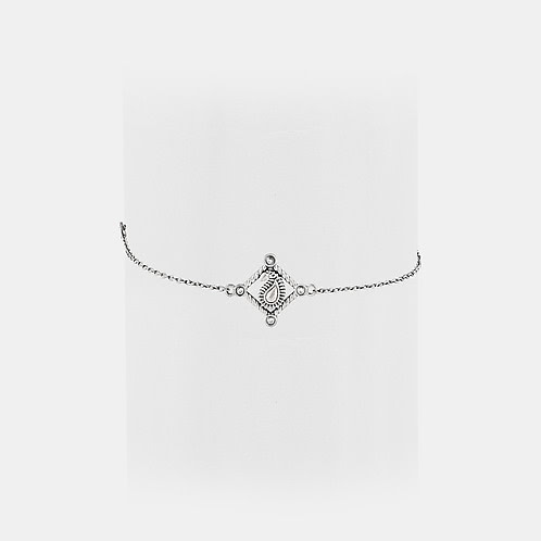 Sur Taal Bracelet in 925 Oxidised Silver