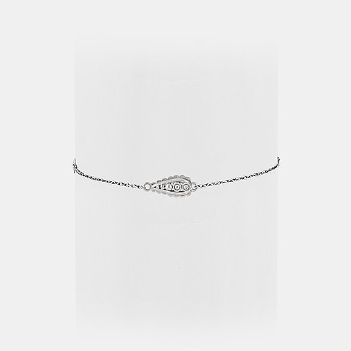 Khushiyon ki Mithaas Bracelet in 925 Oxidised Silver