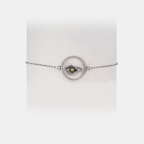 Lily of Happiness Bracelet in 925 Silver