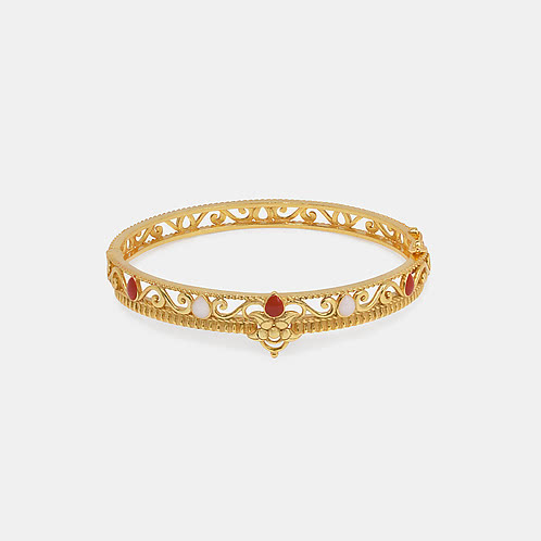   	 Sopanam Bracelet in Gold Plated 925 Silver