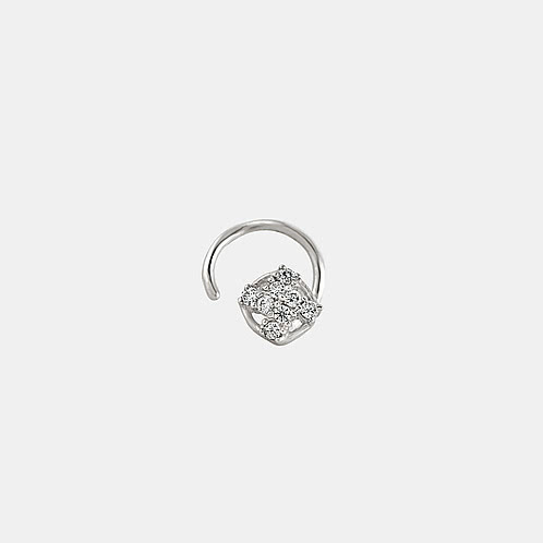 Elegant Primrose Nose Pin in 925 Silver