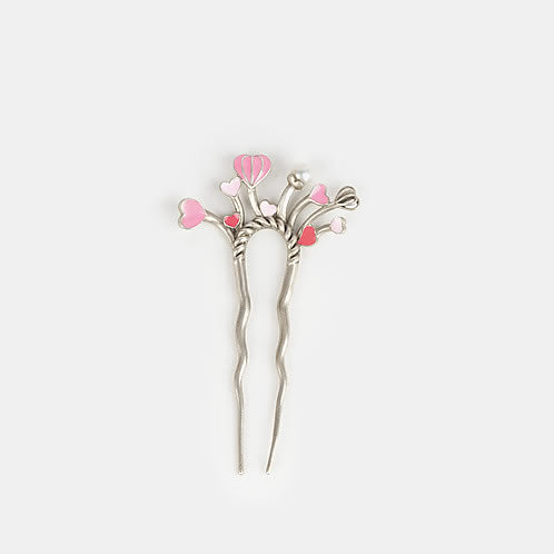 For the Love of Pushing Boundaries Heart Juda Pin in Oxidized 925 Silver