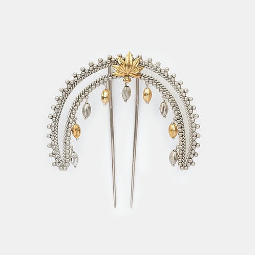 Preethi Juda Pin in Dual Plated 925 Silver