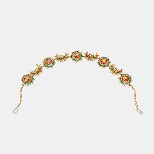 Shaadi Shringar Matha Patti in Gold Plated 925 Silver