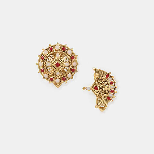 Saravilakku Single Hair Accessory in Gold Plated 925 Silver