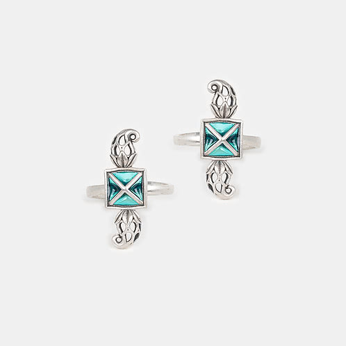 Phera Promise Toe Rings in 925 Silver