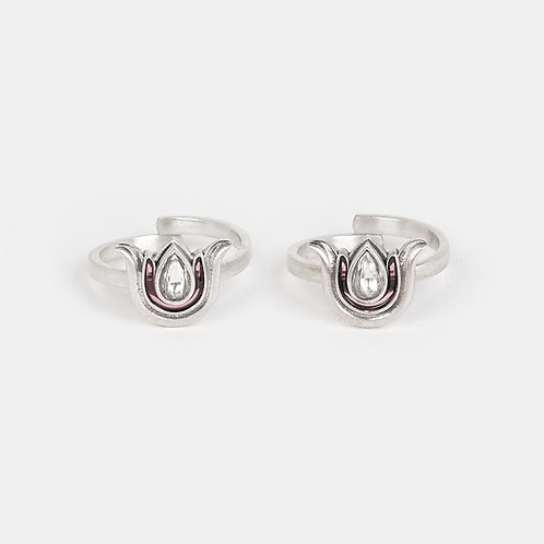 Sagai Shor Toe Rings in 925 Silver