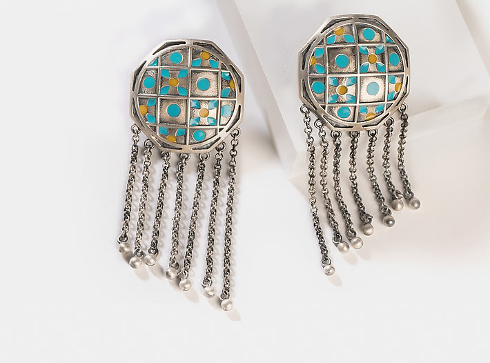 Antique Zirisa Wall Earrings