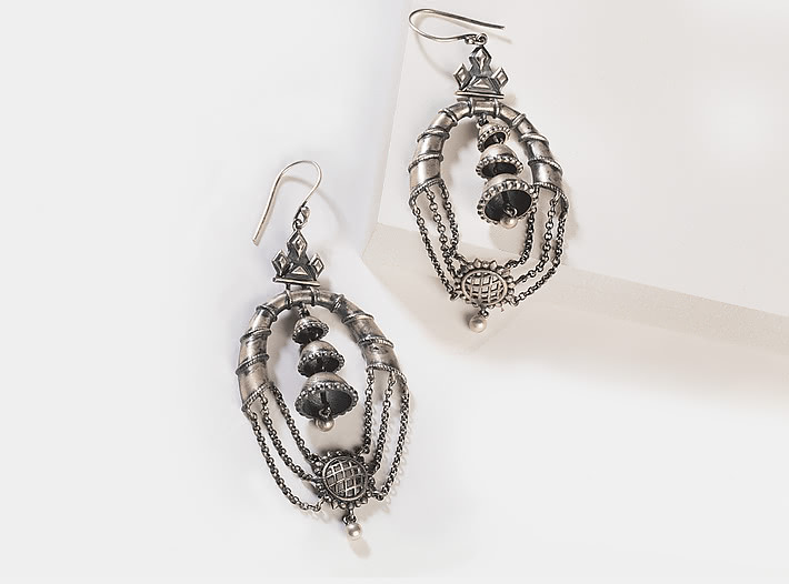 Antique Mallaka Jharokha Earrings