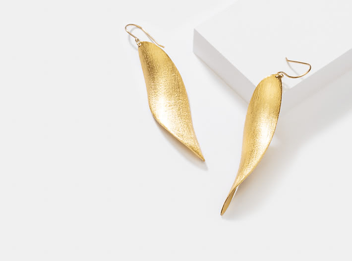 Highlighter Earrings in Gold Plating